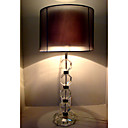 Crystal Table Light with Gauze Lampshade in Cylinder (E27 Bulb Base)