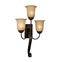 3-lightGlass antique Wall Sconce