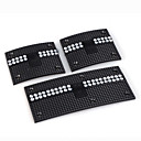3 PCS Luxury Glitter Car Brake/Clutch Pedal/Accelerator Pedal-Black