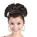 Durable Clip Synthetic Brown Short Curly Ponytail Wrap Hairpiece