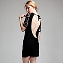 TS Backless Lace Bodycon Dress