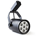 7w nero led pista con 7 luci