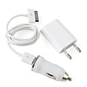 Adaptador USB/AC/Cargador de Coche para iPhone/iPod