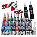 30 Bottles of Tattoo Ink / 28*5mL,1*30mL and 1*60mL