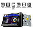 DVD per Auto Schermo 7" / Compatibile con iPod / Bluetooth / Funzione TV / Radio RDS