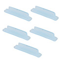 Anti-Dust Rubber Plug for iPad, iPhone and iPod (5pcs-Pack,Clear Blue)