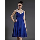 Chiffon A-line V-neck Knee-length Cocktail Dress inspired by Taylor Swift