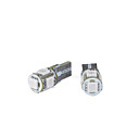 2 x led blauw t10 auto wig gloeilampen 5050 5 smd
