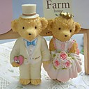 Bride and Groom Bear Fridge Magnet Favors (set of 2)