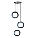 Elegnat Modern Metal 3-Light Pendant Light in Ring shape