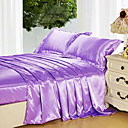 solides, simili-soie 3-pièces king-size housse de couette (lavebder)
