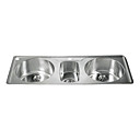 41 pulgadas de acero inoxidable, fregadero de la cocina bajo cubierta (tres platos)