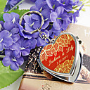 Personalized Stainless Steel Mirror Compact – Golf Leaf