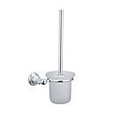 Chrome Finish Bathroom Accessories Brass Toilet Brush Rack