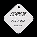 étiquettes de faveur personnalisée - "l'amour" dot (jeu de 36)