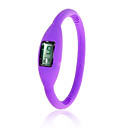 ion de moda unisex reloj de silicona jelly deportivos relojes de pulsera automáticos - púrpura
