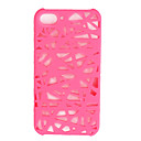 Unique Mesh Protective Case for iPhone 4(Pink)