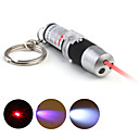 3 in 1 rivelatore UV + LASER + LED portachiavi portachiavi - nero