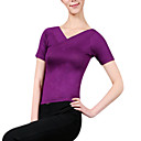 Dancewear Rayon Short Sleeve Yoga&Dance Sneakers T-shirt For Ladies