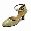 Sparkling Glitter/Leatherette Upper Ballroom Dance Shoes Modern Shoes for Women More Colors