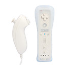  2-in-1 MotionPlus Remote Controller and Nunchuk + Case for Wii (White)