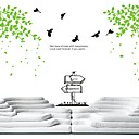 aves e árvores em adesivos de parede primavera (1985-p27)