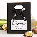 Personalized "Love" Favor Bag With Ribbon –  Set of 12 (More Colors)