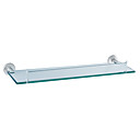 anodiseren afwerking aluminium 14-inch rek met gesatineerd glas
