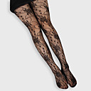 Plus Size Stretch Yarn Fishnet Tights Semi-opaque Hosiery