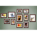 Brown Photo Wall Frame Collection - Set of 11