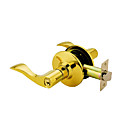Gold Finish Zinc Alloy Left Hand or Right Hand Single Latch Bolt Door Keyed Lever