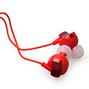 Noise Isolation In-Ear Stereo Earphones Red(3.5mm Jack / 112cm Cable)