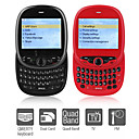 jcqq - dual sim 2,3 inch slide mobiele telefoon (tv, fm, qwerty toetsenbord)