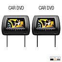 Schermo da 7 pollici digitale poggiatesta auto lettore dvd (trasmettitore fm, usb / sd, gioco, cuffie gratuite, 1 coppia)