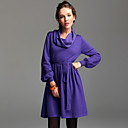 TS Turtle Neck Wool Blend Knit Dress
