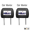 7 pulgadas coche reposacabezas monitor, 1 par