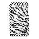 Protective Back Case with Crystals for iPhone 3G/3GS (Black and White)