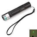 lampe de poche en forme de pointeur laser vert avec batterie (5mW 532nm, noir, 1x16340)