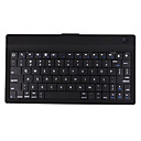 0,5 cm ultra-delgado inalámbrico recargable teclado bluetooth de 4.0 ipad / ipad2 / iPhone OS