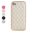 Carcasa de Cuero PU de Bordado en Red para iPhone 4 y 4S (Colores Surtidos)