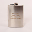 Personalized Stainless Steel 8-oz Flask