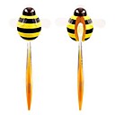 jaune porte brosse à dents abeille conception