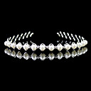 élégant bandeau de mariée imitation perle / casque