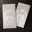 Regal Luxury Folded Wedding Invitation In Ivory (Set of 50)