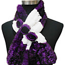 High Quality Handmade Rex Rabbit Fur Outdoor/Winter Fashion Scarf