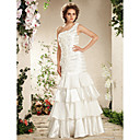 USTINYA - Vestido de Noiva em Cetim Elástico