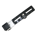 emoblitz svart rett hot shoe blits armene brakett for kamera 14cm
