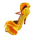 Customized Ruched Satin Latin/Ballroom Performance Shoes (More Colors)