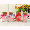 Small Wishing Bottle With Ribbon Bow Favor Holder (Set of 12)
