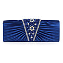 Satin With Imitation Pearl Clutch/Evening Bag (More Colors)